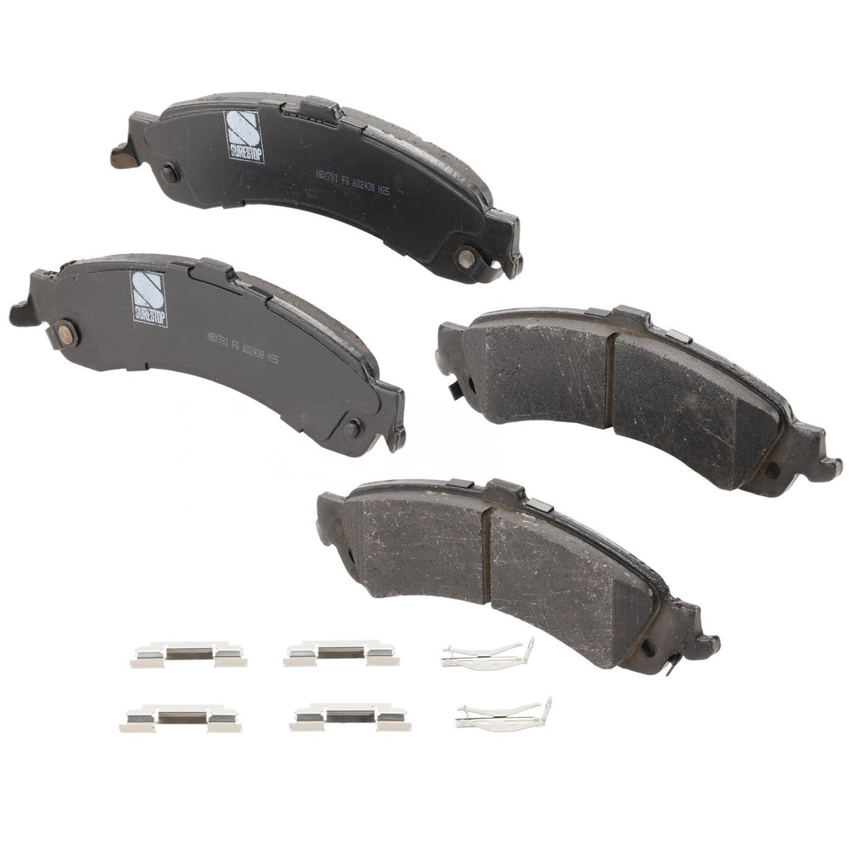 Set of Rear Ceramic Brake Pads for Chevrolet Silverado 1500 (2001–2005)