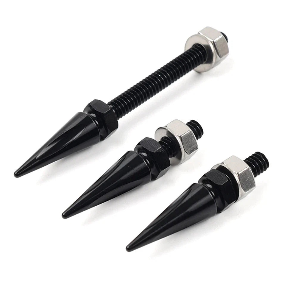 Black Windshield Spike Bolts for Harley Street Glide Electra Tri Glide (2014–2023)