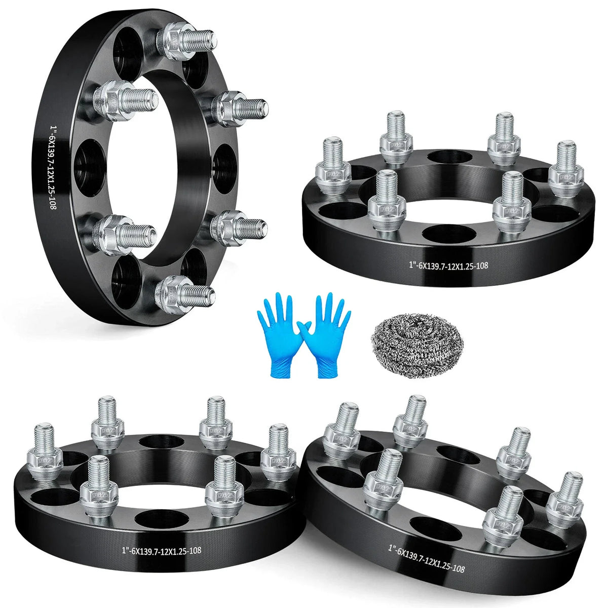 Set of 4 Wheel Spacers 6x5.5 for Nissan Frontier Xterra Titan