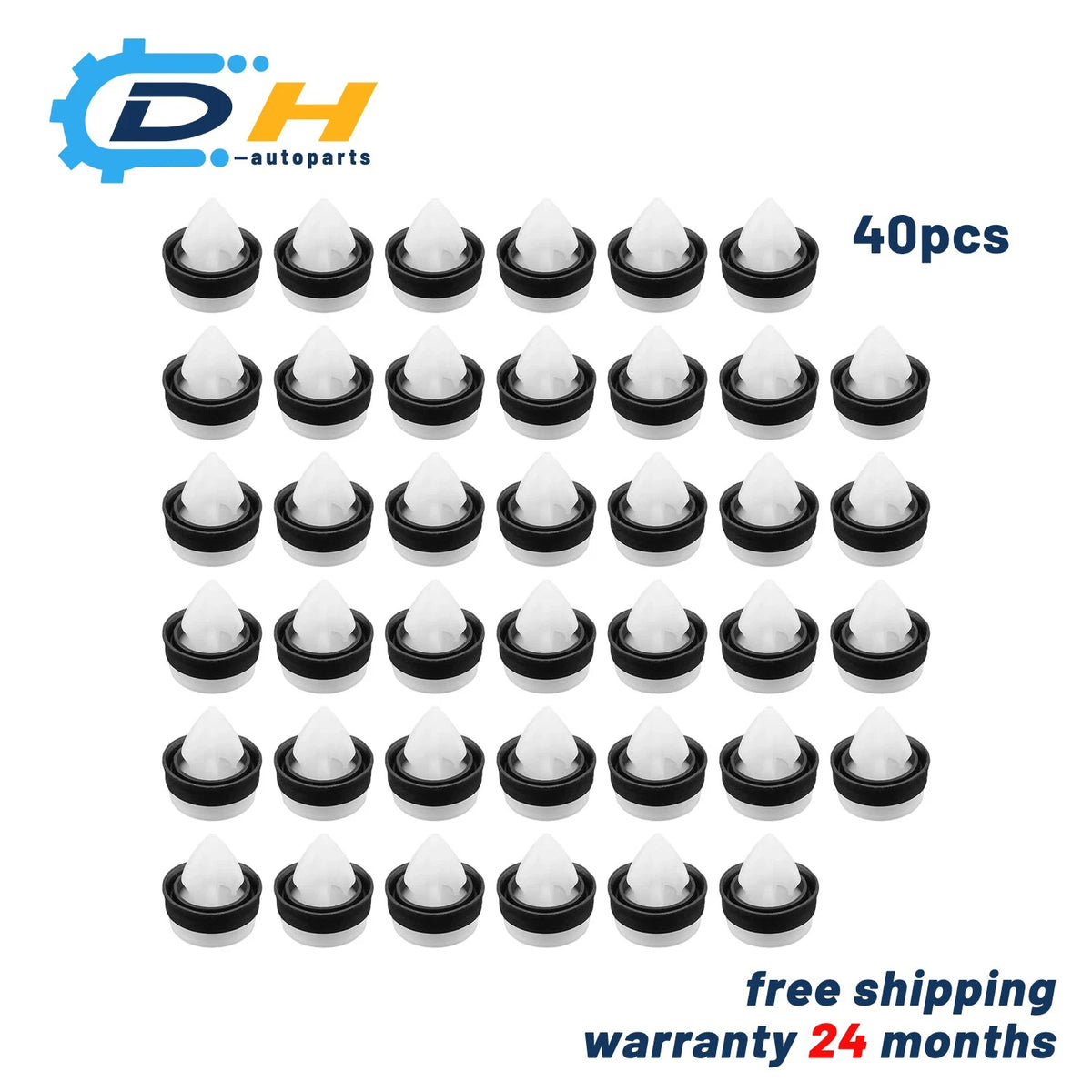 40Pcs Wheel Opening Molding Clip Retainer for Ford (W716507-S300)
