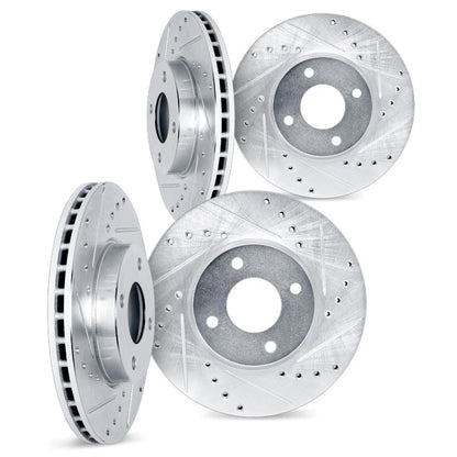 Drilled and Slotted Rotors for Ford Contour (1998–2000) ALX-PAU-DF-7004-56003-CLA2