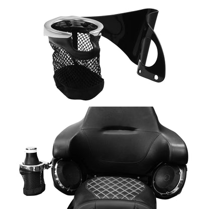 Rear Drink Cup Holder for Harley Touring Electra Street Glide (2014–2022)