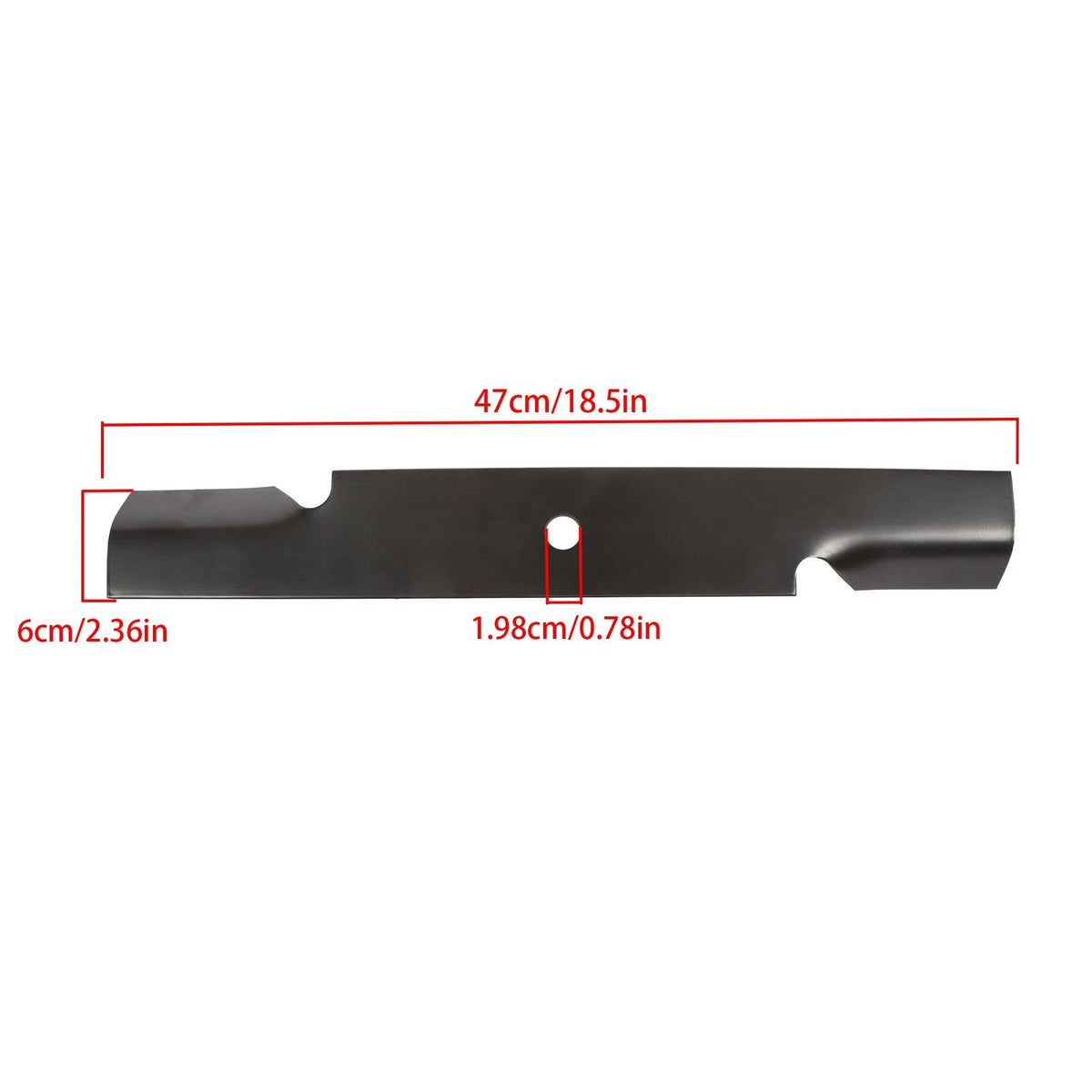 3 PK Black Blades for Scag 52" (No Known Part Numbers)