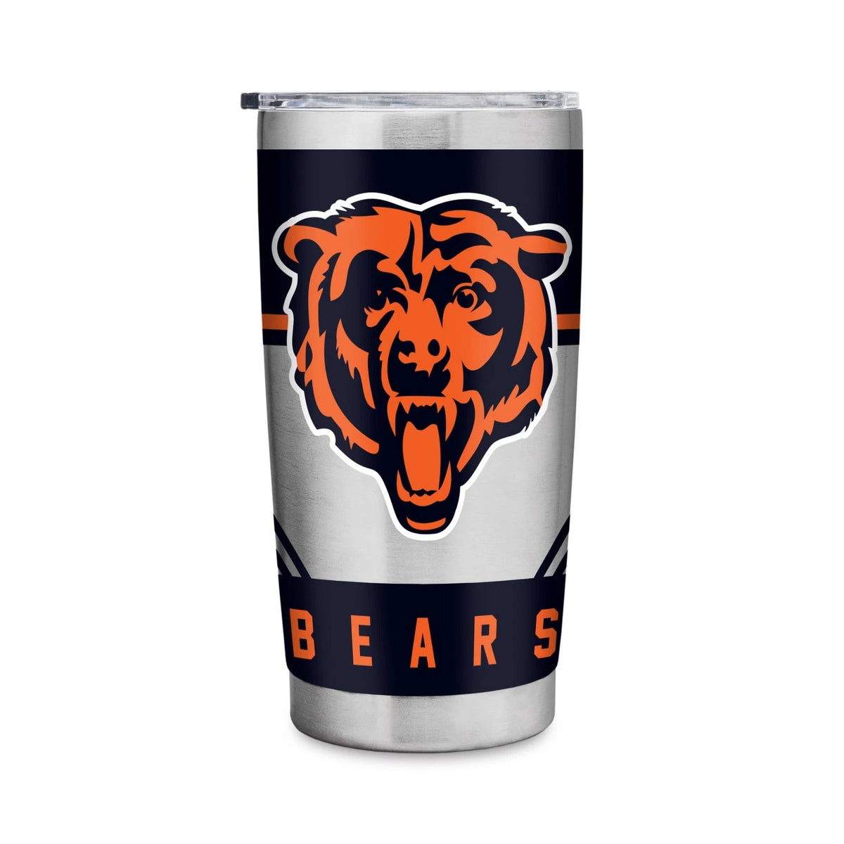 20oz Stainless Steel Tumbler with Lid for NFL Fans