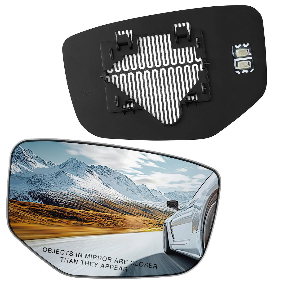 Heated Mirror Glass for Honda Accord EX Sedan (2008–2012)