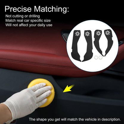 Set of 1 Car Door Anti Kick Pad Sticker Protector for Volkswagen Sagitar (2019)