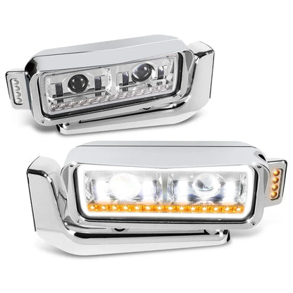 Full LED Dual Projector Headlight for Peterbilt 359/379/389 (1981–2021)