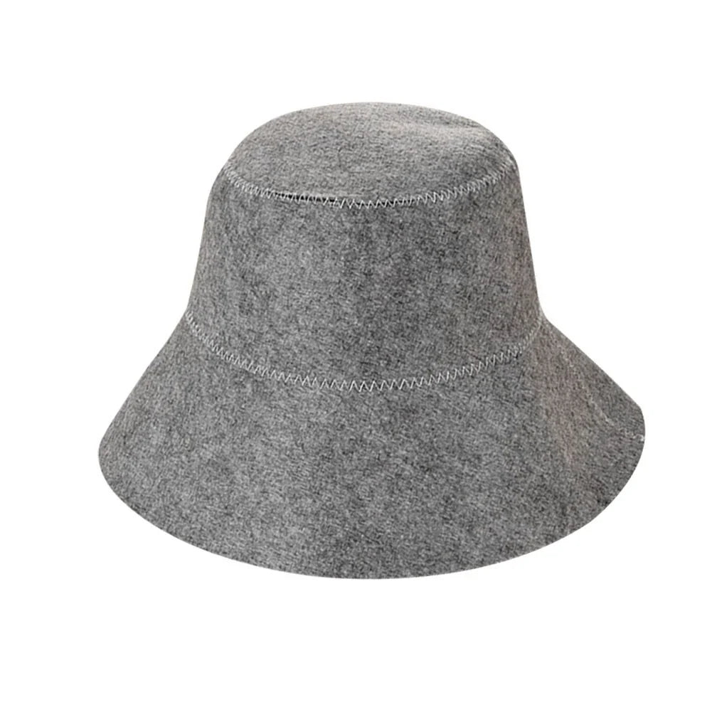 Heat Insulating Sauna Cap for Hair Preservation and Head Protection
