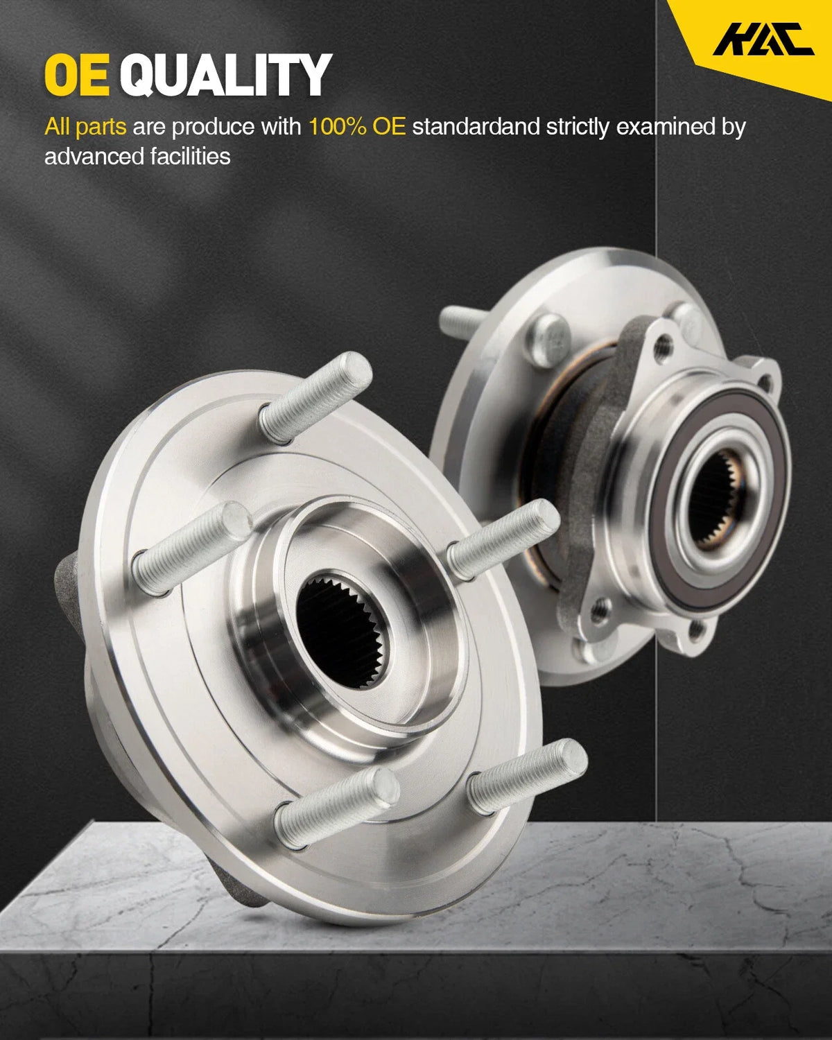 Front Wheel Bearing Hub for Ford F-250 F-350 Super Duty (2017–2019)