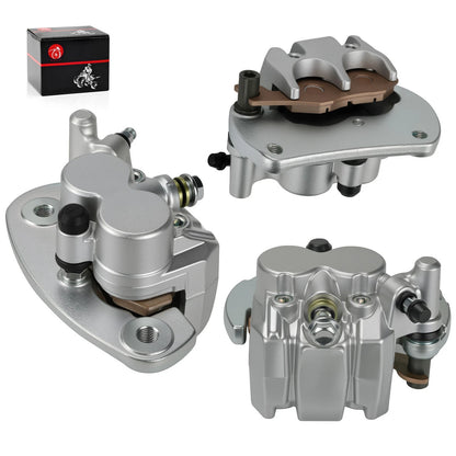 3X Front & Rear Brake Calipers for Can-Am Commander 800R (2012–2020) 705600679, 705600678, 705600872