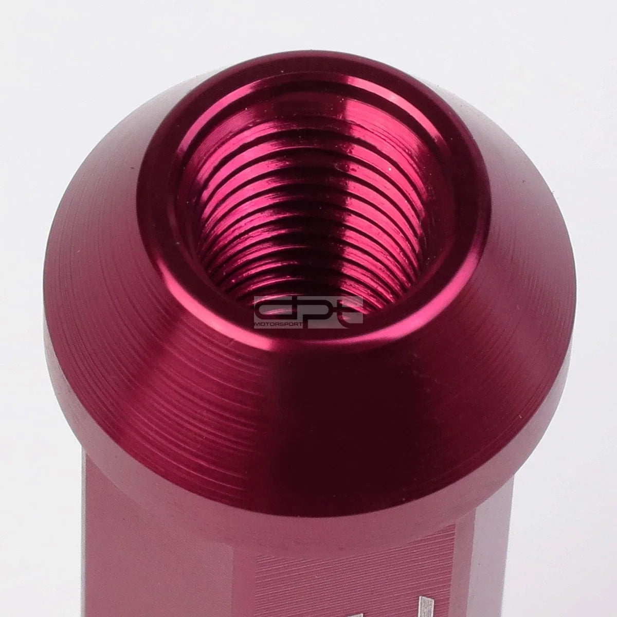 20 PCS Open End M12x1.5 90mm Tall Pink Aluminum Lug Nuts + Adapter