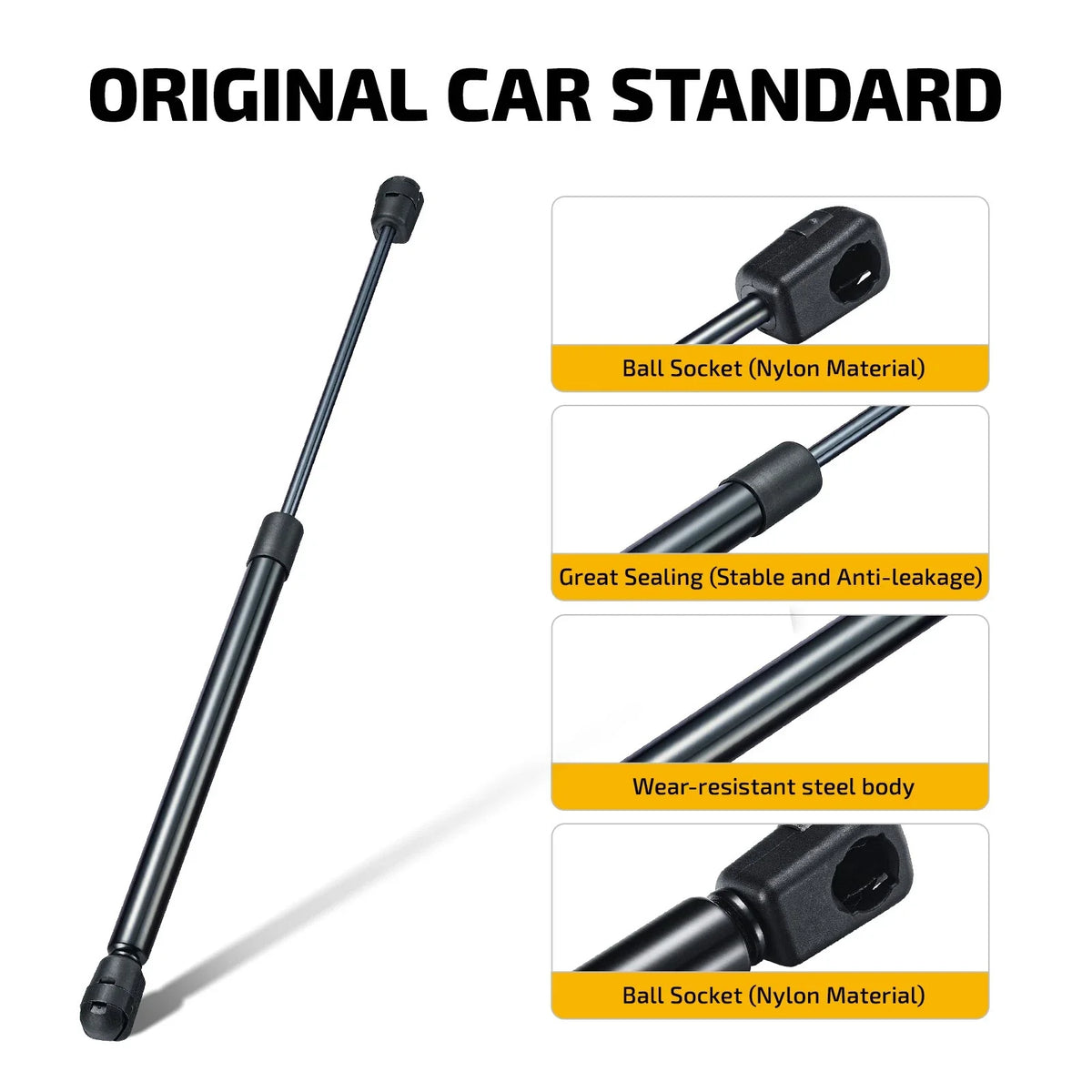Set of 2 Gas Struts C16-14195 for Cabinet Lid Door Toolbox (16 Inch)