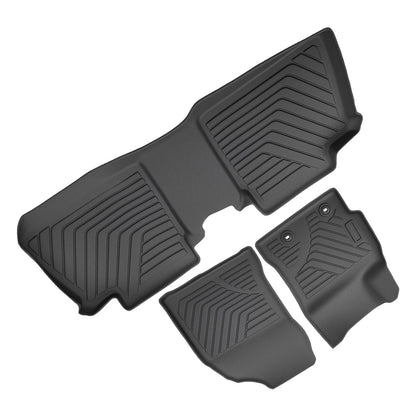 Set of 4 Black TPE Rubber Floor Mats for Toyota Corolla (2014–2019)