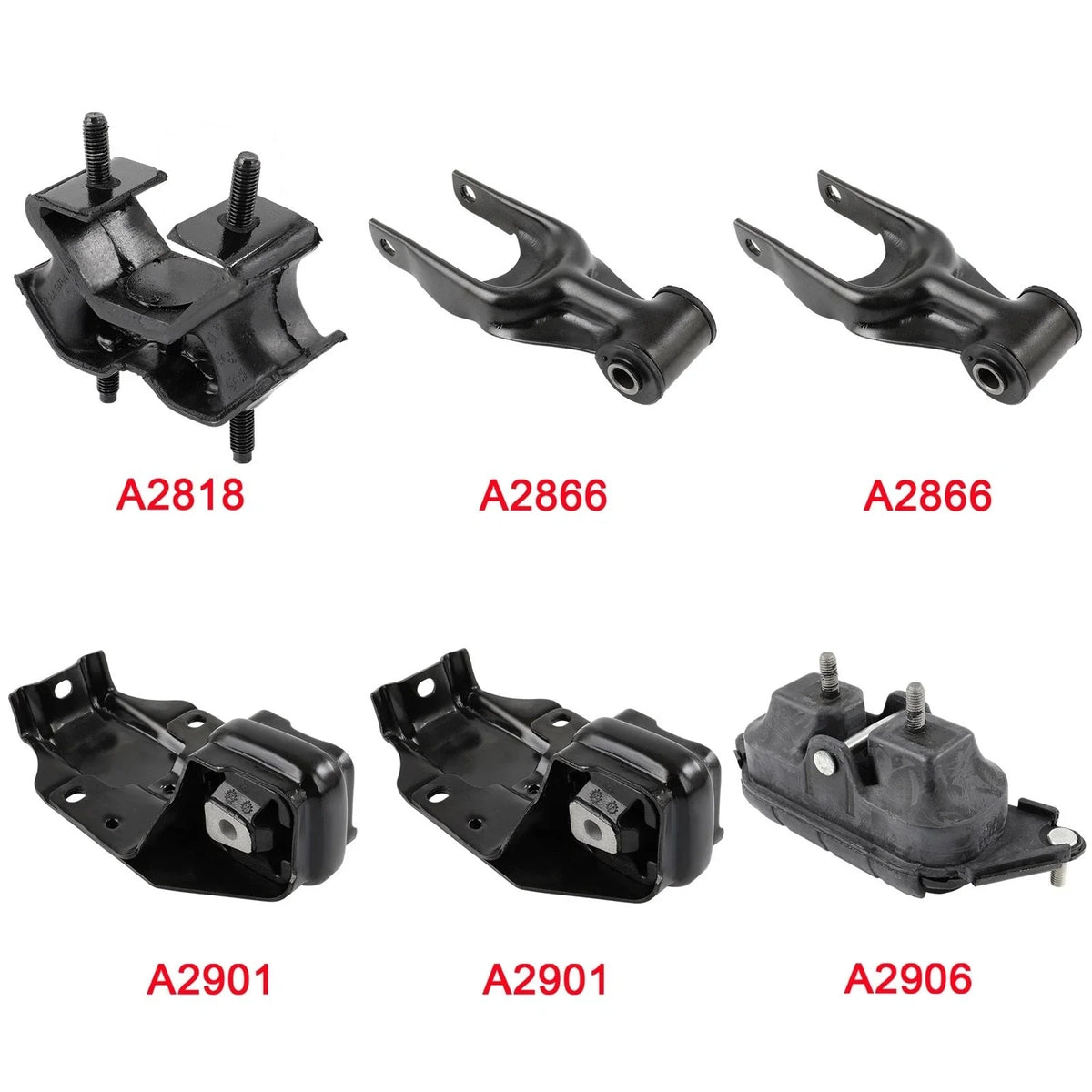 Set of 6 Engine & Transmission Mounts for Buick Century (1997–2005)