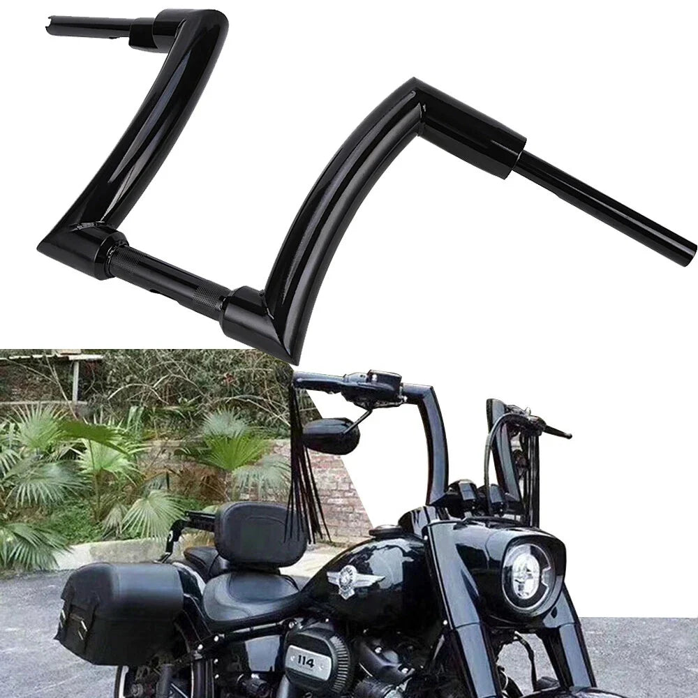 12" Rise Hanger Bar Handlebar for Harley Breakout, Road King, Softail