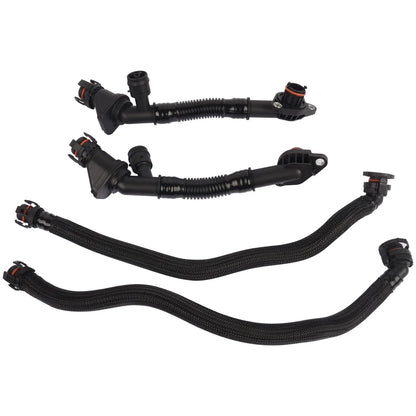 Set of 4 Breather Hoses for BMW 550i 650i 750i X5 X6 (2008–2016)
