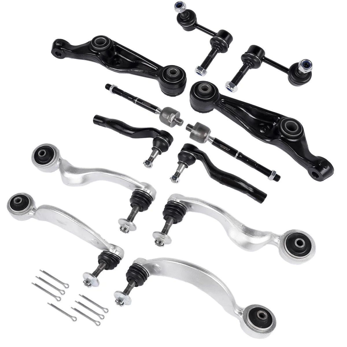 12X Control Arms & Tie Rod Kit for Lexus LS460 LS600H (2007–2017)
