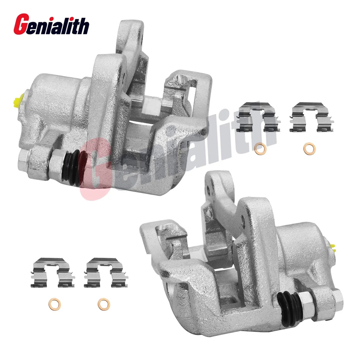 Pair Rear Brake Calipers with Bracket for Hyundai Azera Kia Optima (2012–2016)