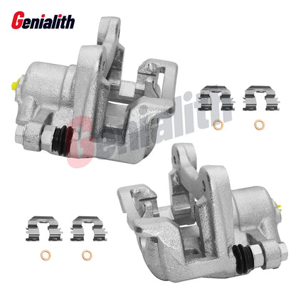 Pair Rear Brake Calipers with Bracket for Hyundai Azera Kia Optima (2012–2016)