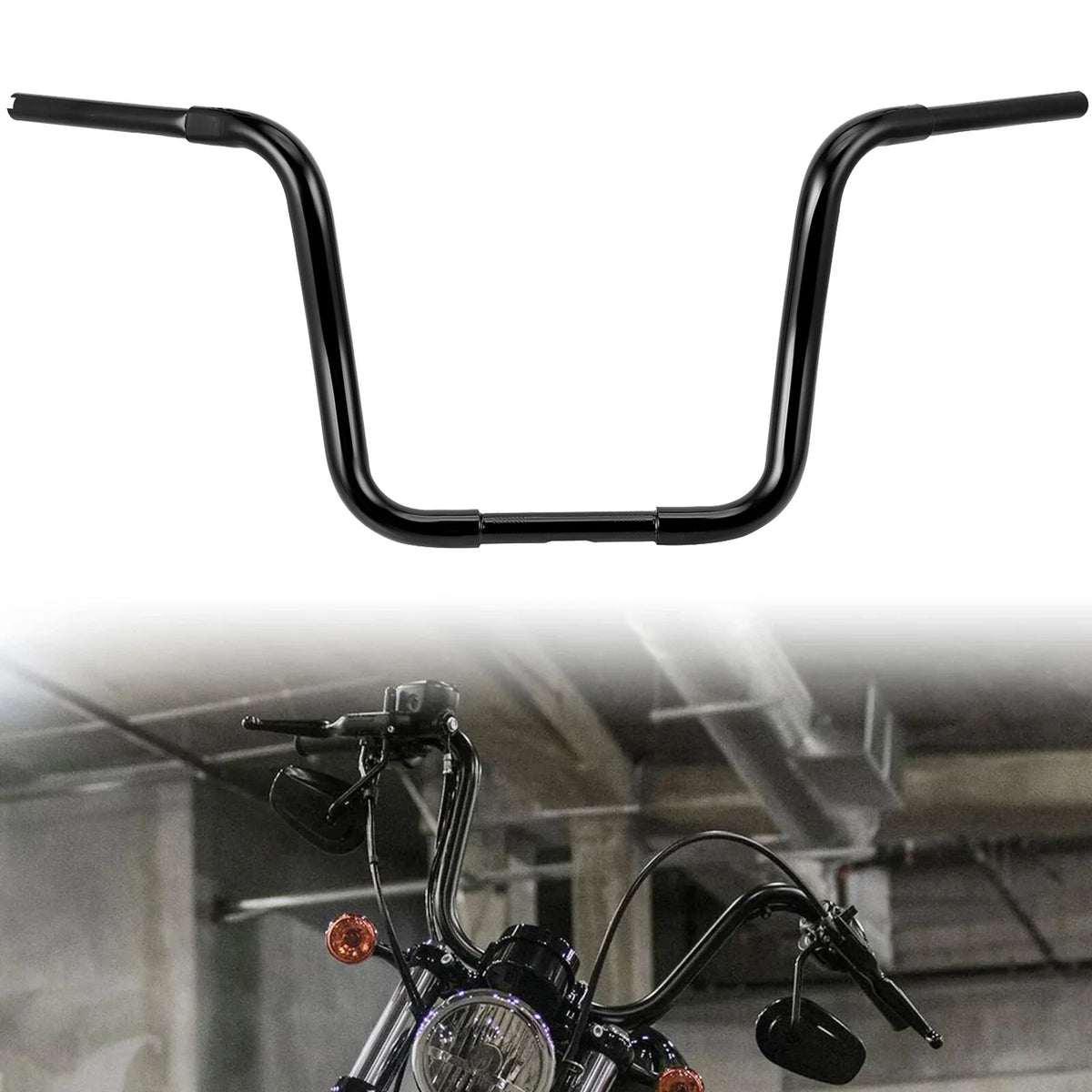 1-1/4" Ape Hanger Handlebar for Harley Softail FXST Sportster (14")