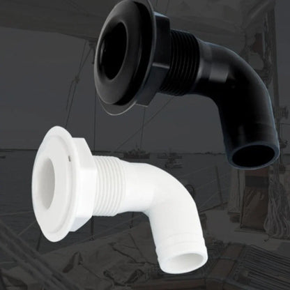 1 Inch Nylon Drain Outlet Thru Hull Fitting for Boat (Yacht, Speedboat, Dinghy)