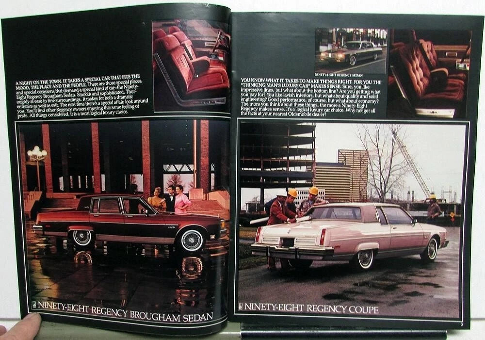 Sales Brochure for Oldsmobile Firenza Omega Cutlass 88 98 Toronado (1984)