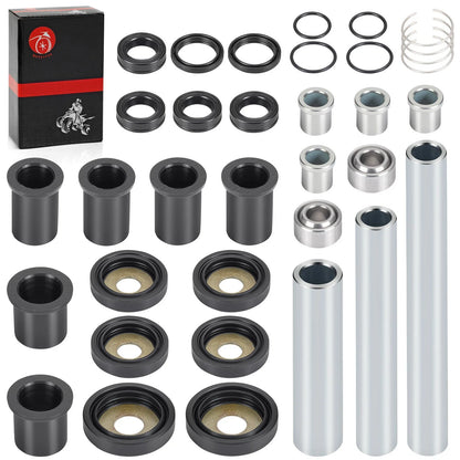 Rear Upper Lower A-arm Bushing Shaft Kit for Honda Rincon 650 680 (2003–2014)
