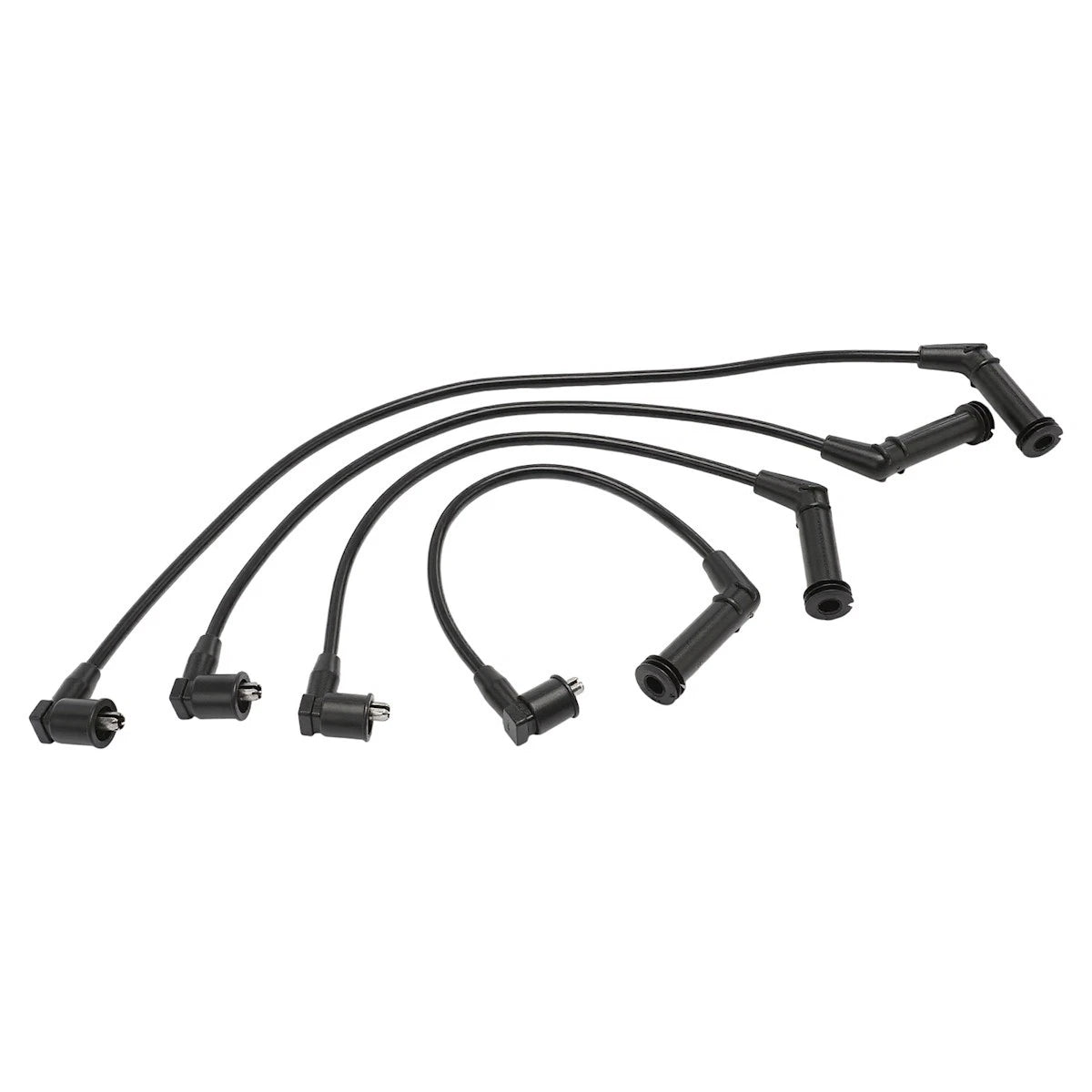 Set of 4 Spark Plug Wires for Hyundai Accent Scoupe (1993–1995) 18036533, 55800, 91940, 2750122B00