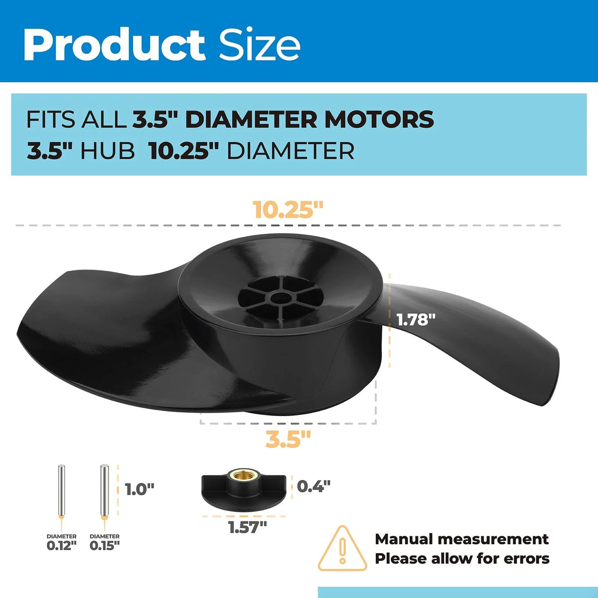 Katana Two-Blade Propeller for Black (Compatible)