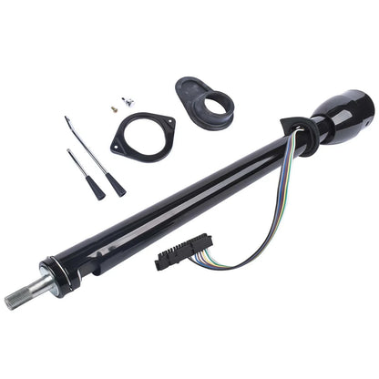 35" Black Finish Tilt Steering Column for Universal Fit (No Key)