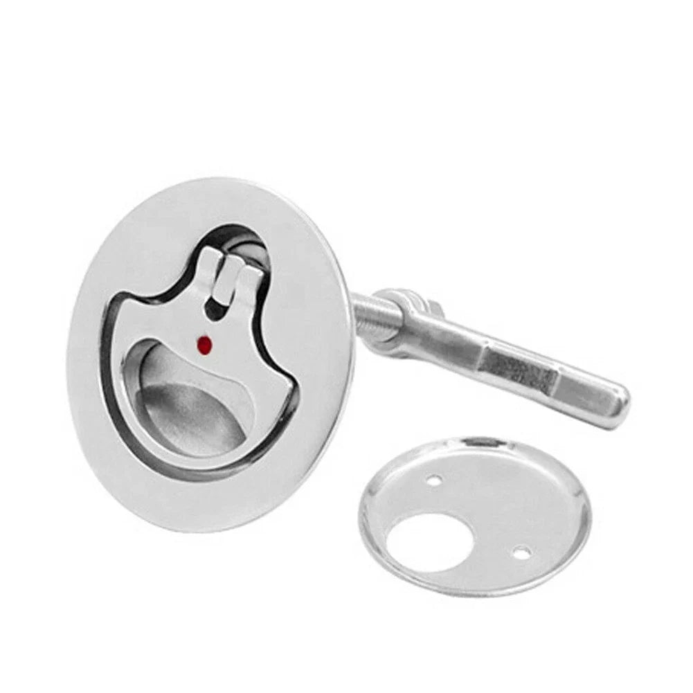 Flush Hatch Latch with Lock and Lift Handle for Marine Boats (Universal)