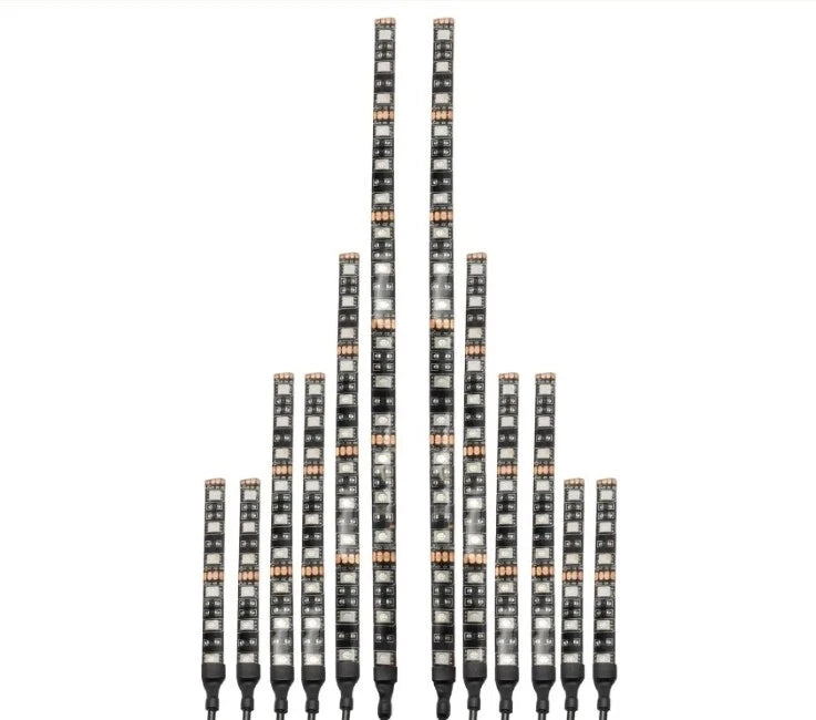 12 Strip LED Underglow Accent Lighting for Harley Motorcycle (1994–2023)