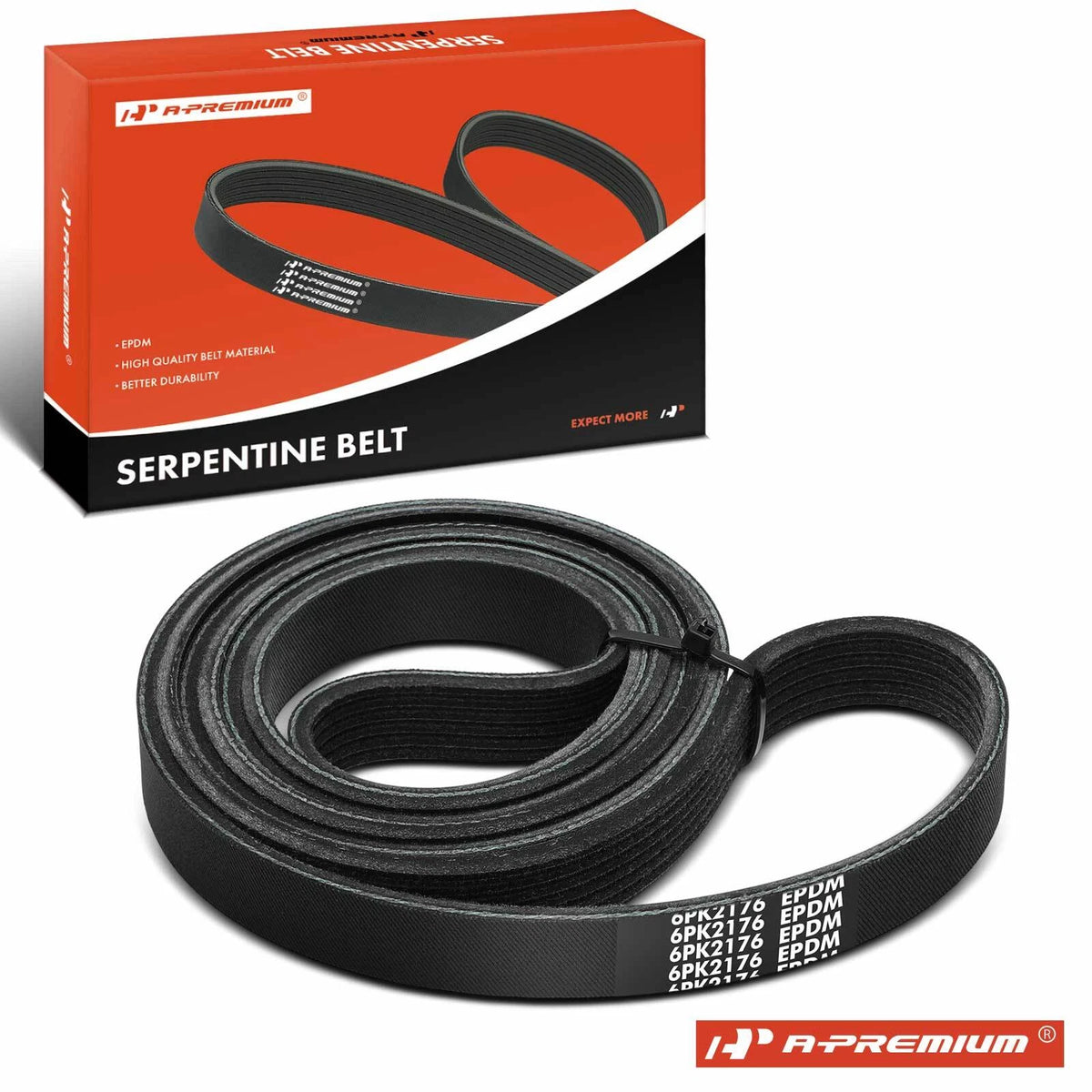 Serpentine Belt for Ford Focus 2003–2007 (0089971792, 0089976992, K060858)