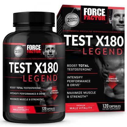 Test X180 Legend Testosterone for Force Factor (120 Count)