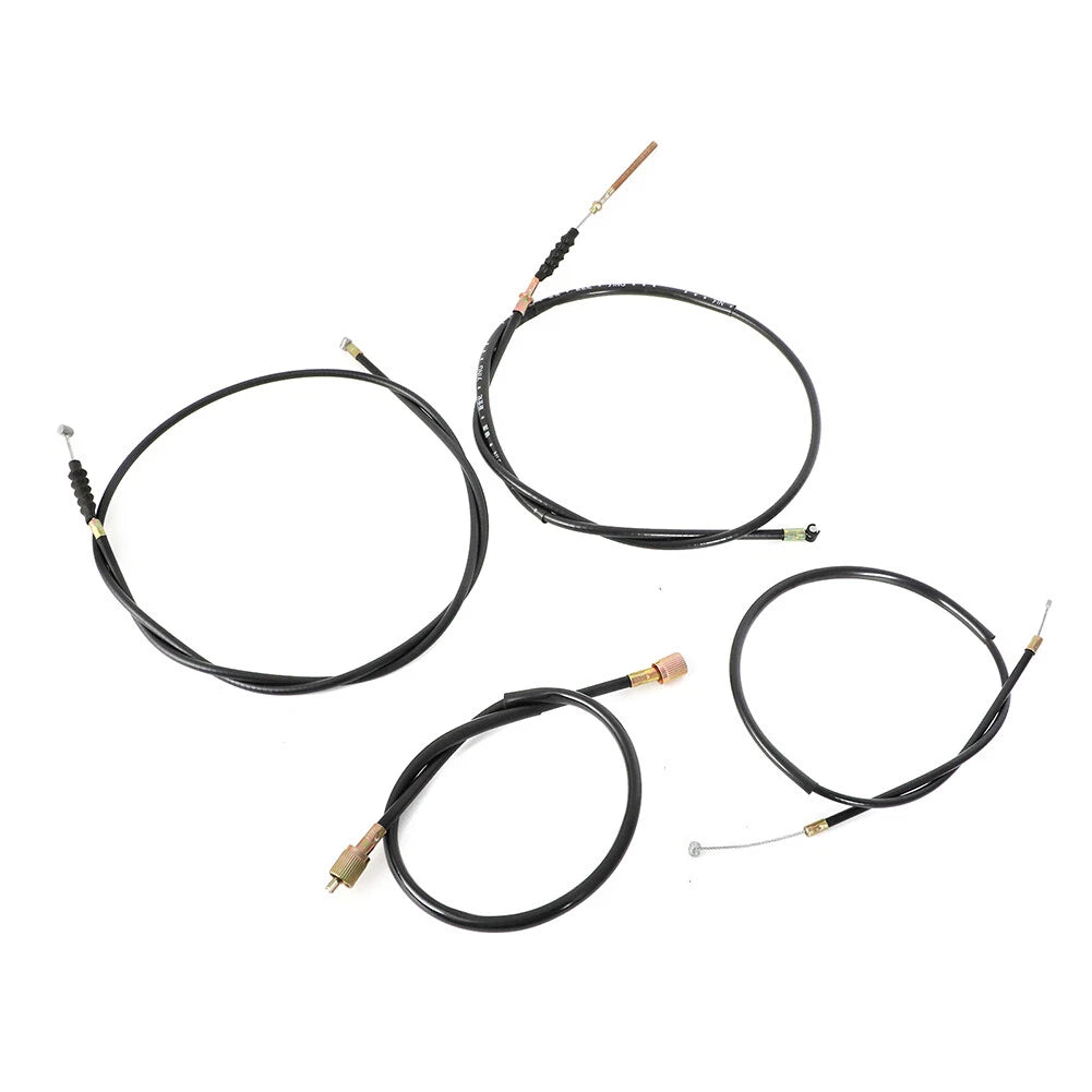 Set of 4 Brake Throttle Speedo Cables for Honda Trail 90 CT90 (1966–1968)