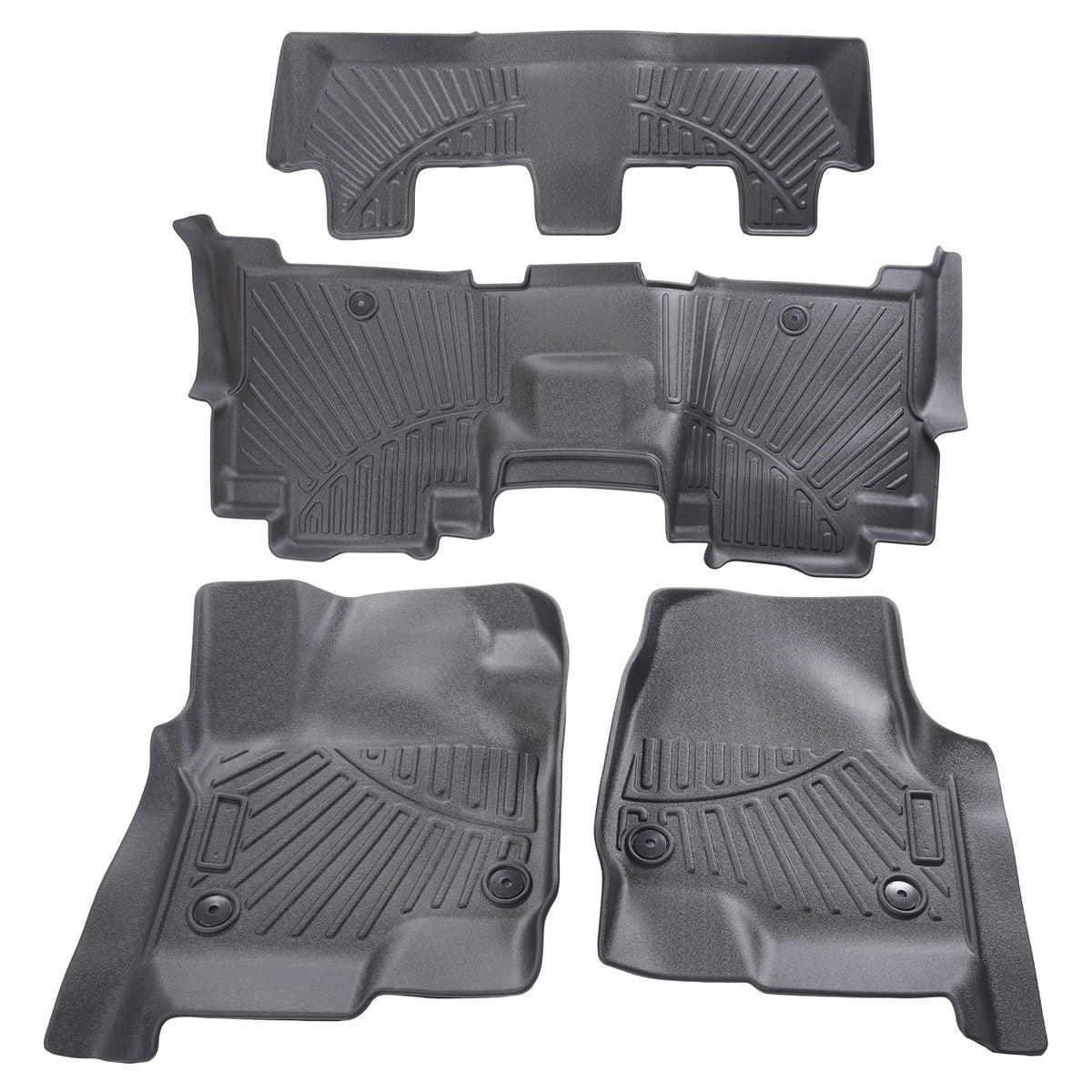 Set of 2 Rubber Floor Mats for Ford Expedition & Lincoln Navigator