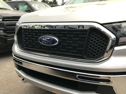 Front Grille Letters ABS Plastic Inserts for Ford Ranger (2019–2023)