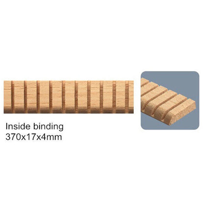 50x Guitar Strip Kerfing for Luthier Binding (370x17x4mm)