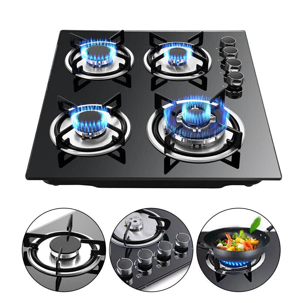 23 Inch 4 Burner Built-in Propane Gas Stove Cooktop
