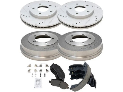 Brake Pad Rotor Shoe Drum Kit for Mitsubishi Eclipse (2002–2005) 16591TCQB