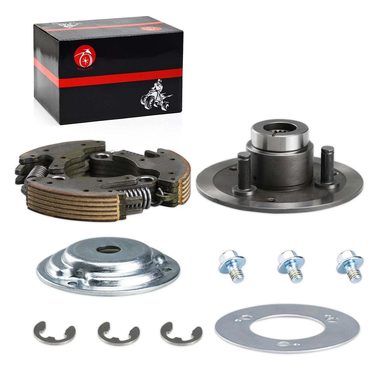Centrifugal Carrier Wet Clutch for Honda Recon 250 (2004–2023) 22400-HM8-A41 22400-HM8-A40