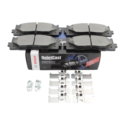 Set of 4 Bosch QuietCast Ceramic Brake Pads for ES300h ES350 Avalon Camry (2013–2021)
