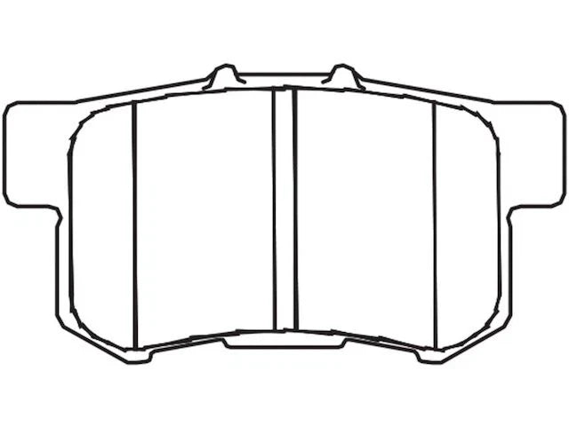 Rear Brake Pad Set for Suzuki SX4 2007–2013 TZ856GT