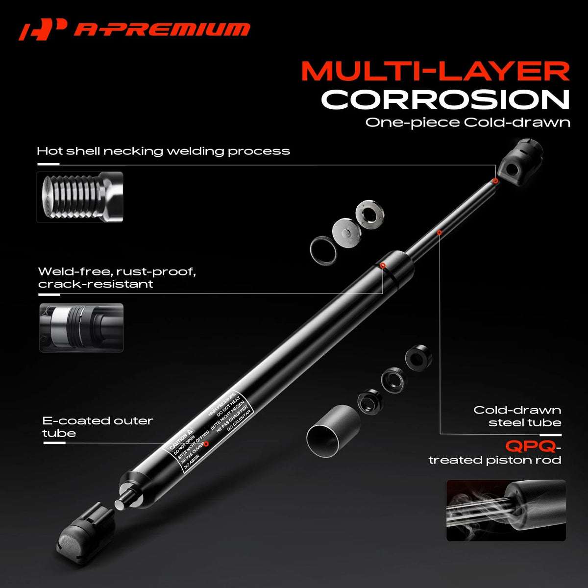 2X Trunk Lid Lift Support Shocks Struts for Mitsubishi Eclipse (6231, SG428001, 475623)