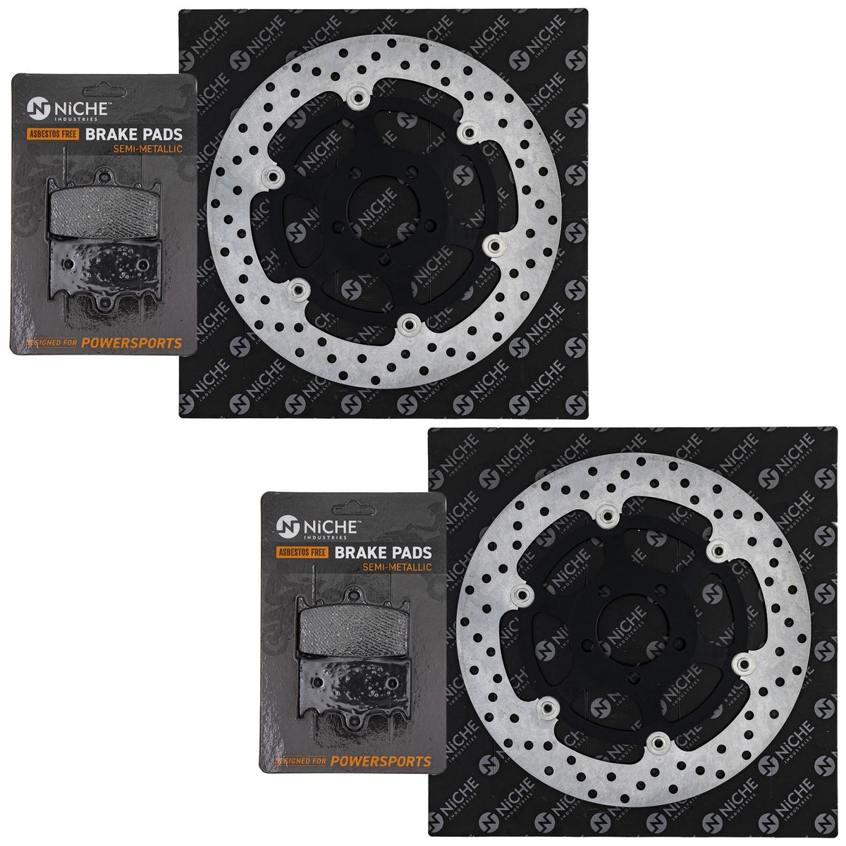 Front Brake Rotor Pad Kit for Kawasaki Ninja ZX6 (MK1007214, 69211-38F00)