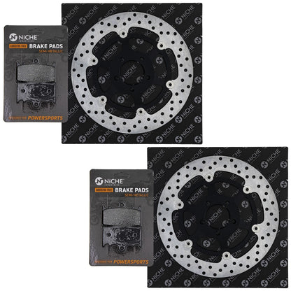 Front Brake Rotor Pad Kit for Kawasaki Ninja ZX6 (MK1007214, 69211-38F00)