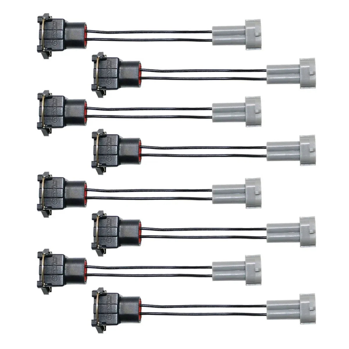 Set of 4 Injector Pnp Adapters for Bosch EV1 to Denso Male Wired