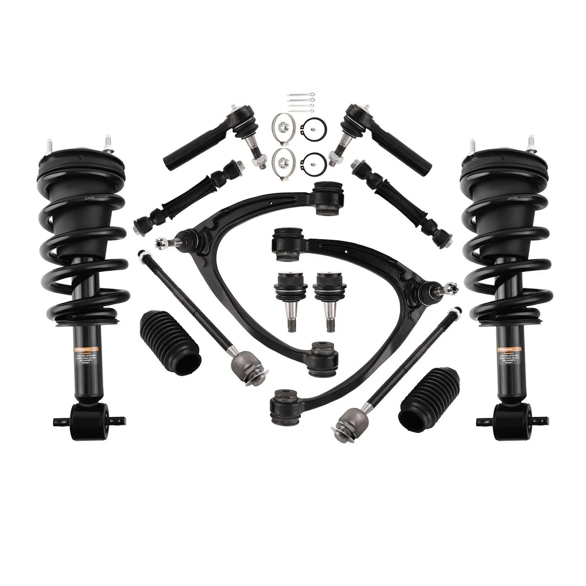 14x Front Complete Struts Control Arms Kit for Chevrolet Suburban 1500 (2007–2014)