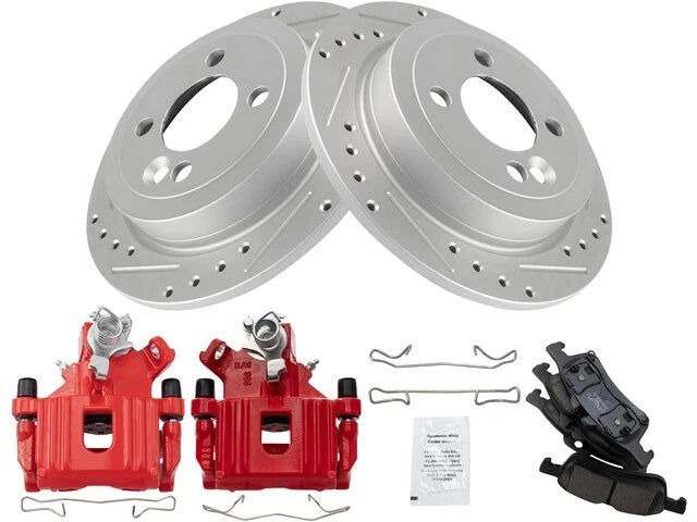 Set of 4 Brake Pads Rotors Calipers for Mini Cooper (2007–2008) 49887ZCBV