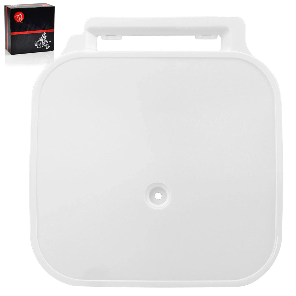 White Plastic Front Number Plate 61136-GW8-670ZA for Honda Z50R (1988–1999)